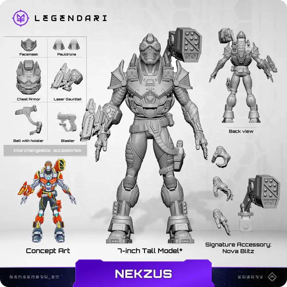 Legendari Actionfigur 1/10 Nekzus 18 cm - Smalltinytoystore