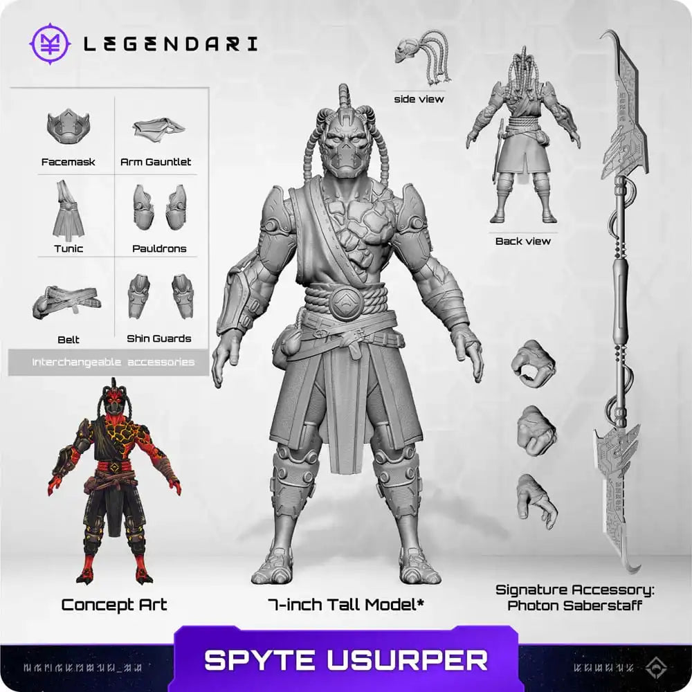 Legendari Actionfigur 1/10 Spyte Usurper 18 cm - Smalltinytoystore