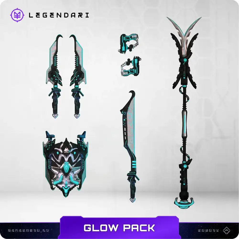 Legendari Zubehör-Set Glow Weapons Pack - Smalltinytoystore