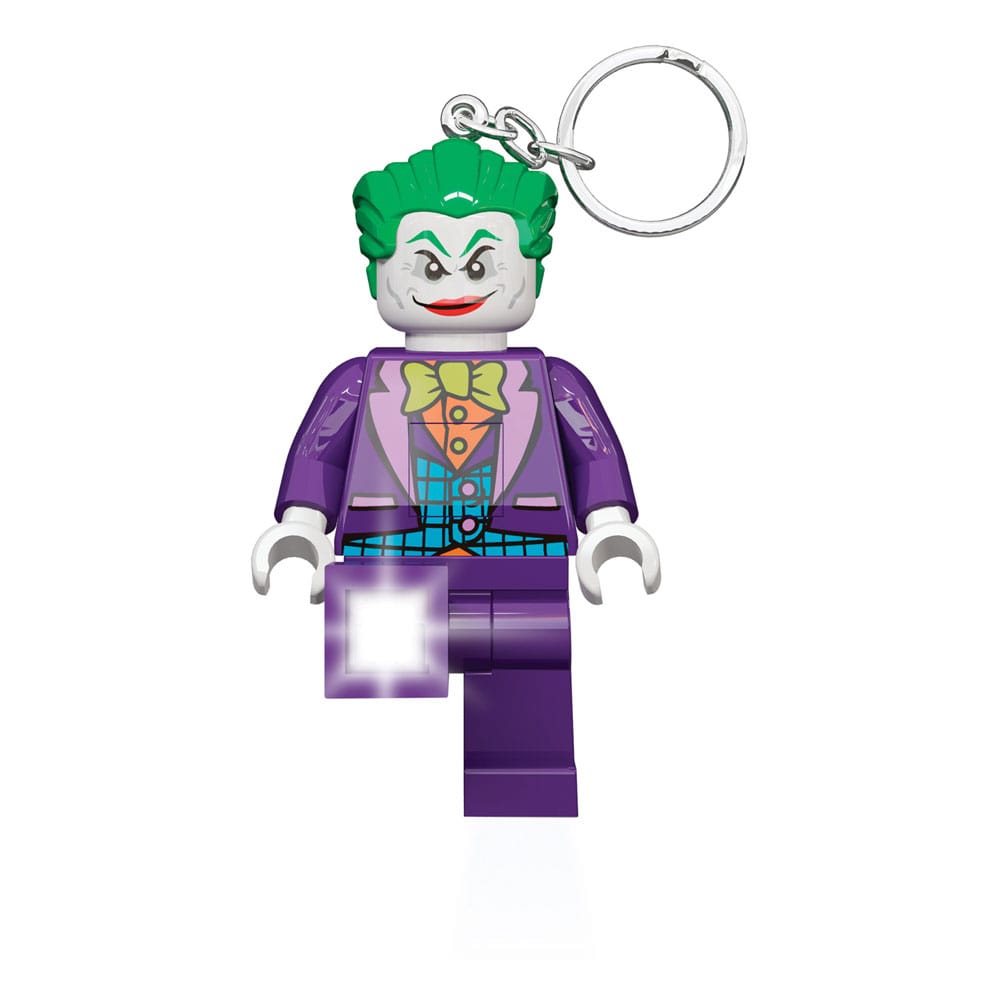LEGO DC Comics Schlüsselanhänger mit Leuchtfunktion Joker 8 cm - Smalltinytoystore