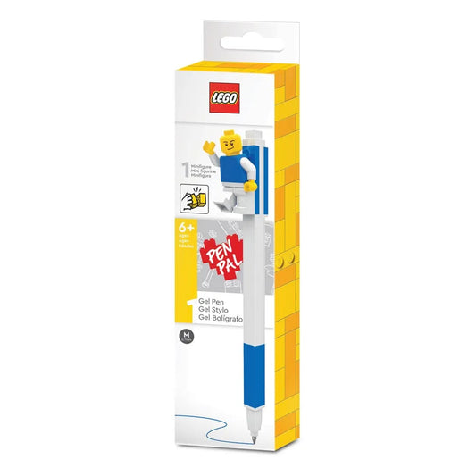 LEGO Gelstift mit Legofigur Blau - Smalltinytoystore