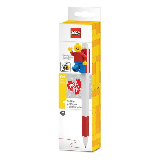 LEGO Gelstift mit Legofigur Rot - Smalltinytoystore
