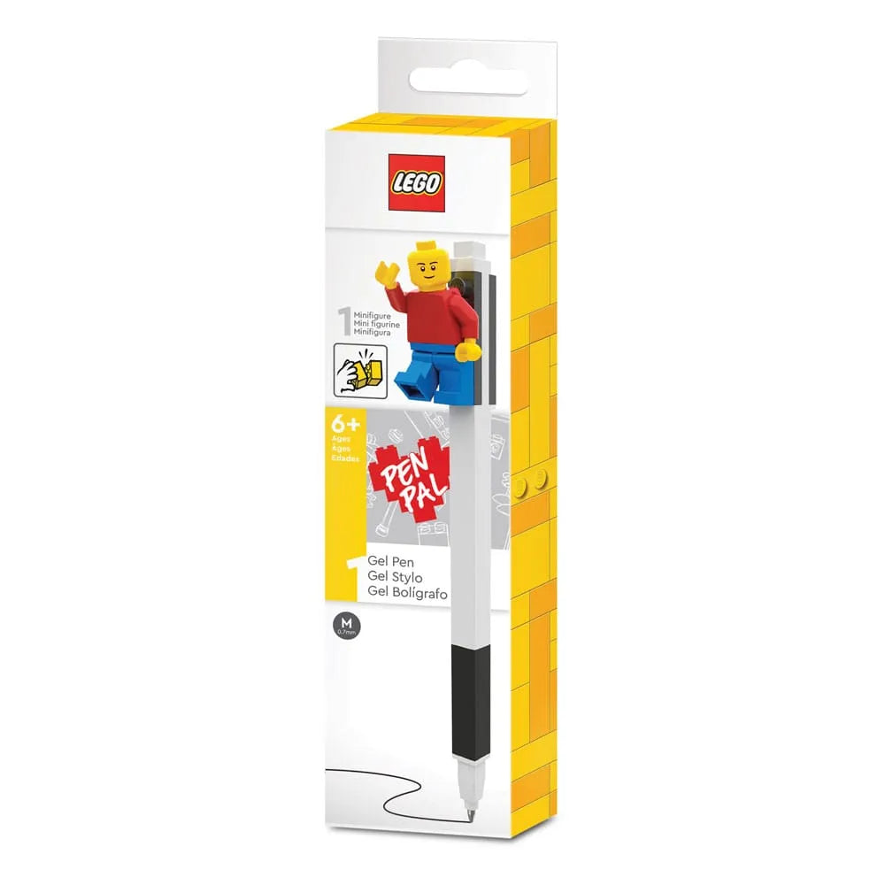 LEGO Gelstift mit Legofigur Schwarz - Smalltinytoystore