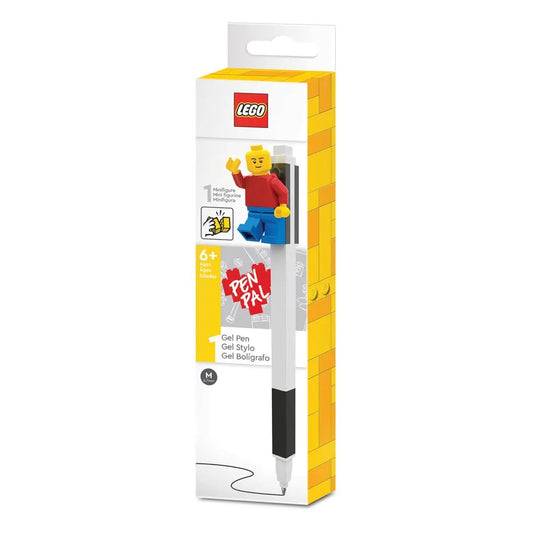 LEGO Gelstift mit Legofigur Schwarz - Smalltinytoystore