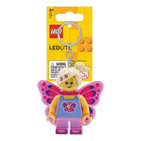 LEGO Iconic Schlüsselanhänger mit Leuchtfunktion Butterfly Girl 8 cm - Smalltinytoystore