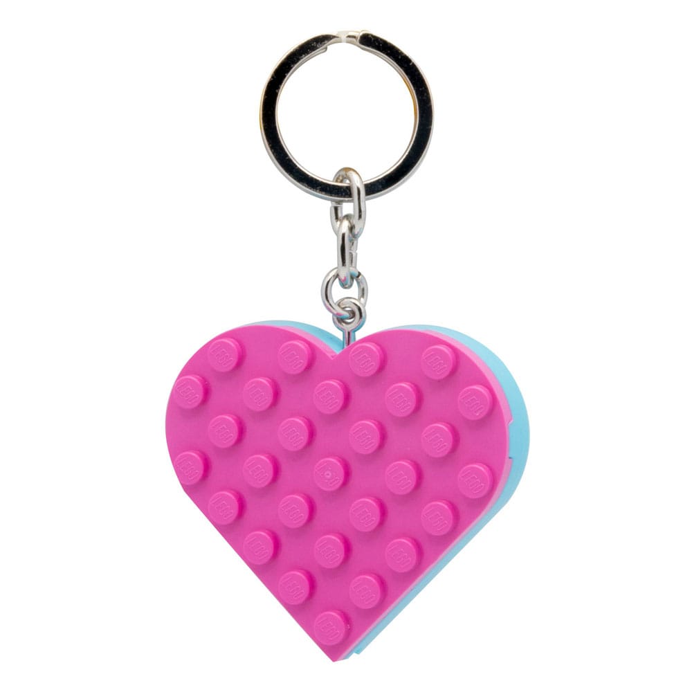 LEGO Icons Schlüsselanhänger mit Leuchtfunktion Herz 8 cm - Smalltinytoystore