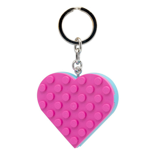 LEGO Icons Schlüsselanhänger mit Leuchtfunktion Herz 8 cm - Smalltinytoystore