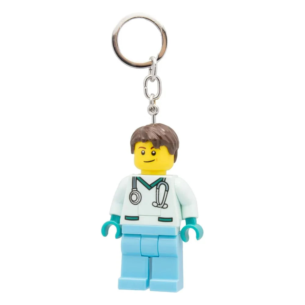 LEGO Minifigures Schlüsselanhänger mit Leuchtfunktion Arzt 8 cm - Smalltinytoystore