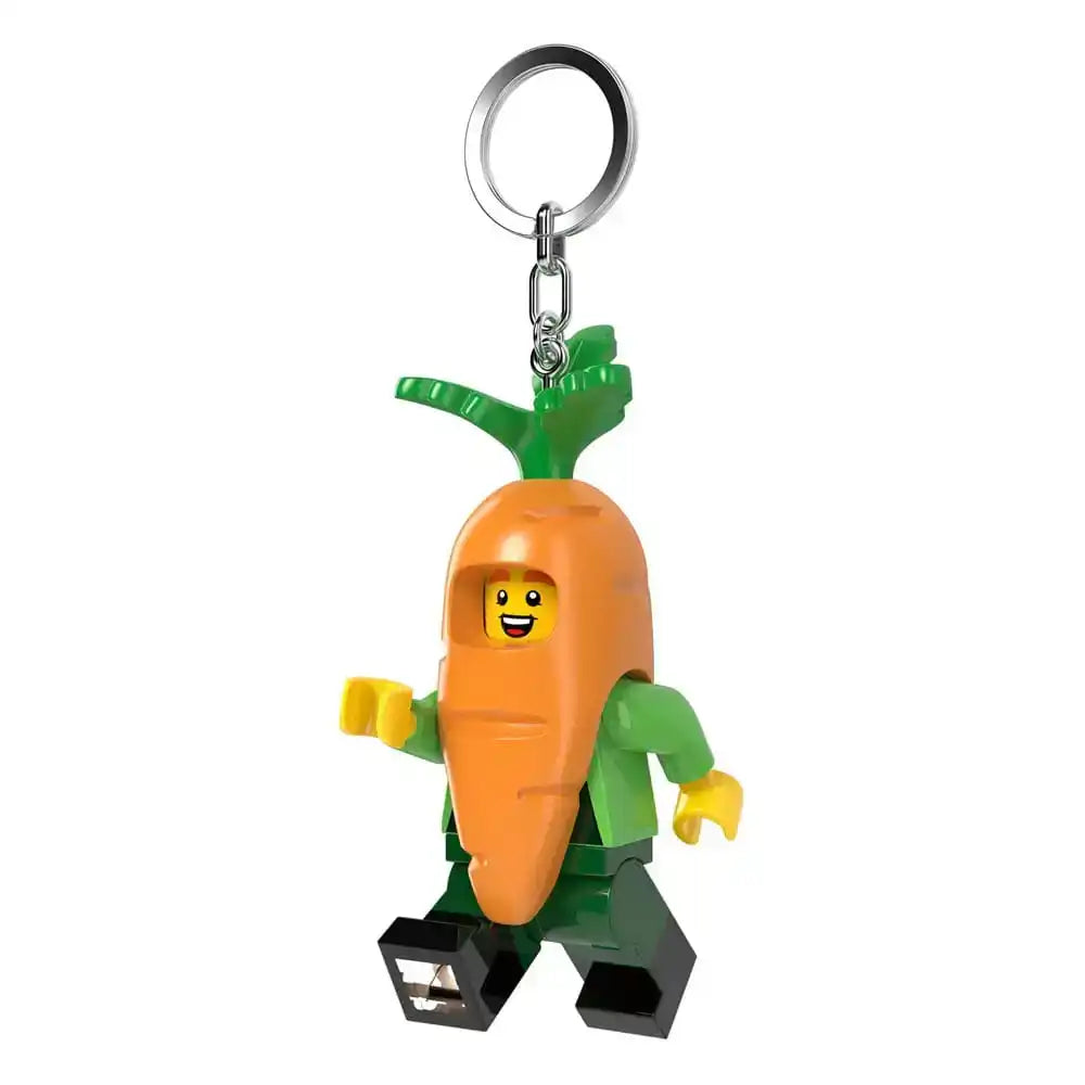 LEGO Minifigures Schlüsselanhänger mit Leuchtfunktion Karotten-Maskottchen 8 cm - Smalltinytoystore