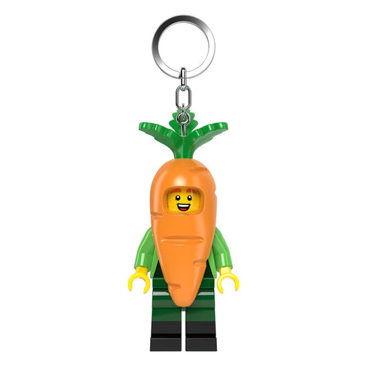 LEGO Minifigures Schlüsselanhänger mit Leuchtfunktion Karotten-Maskottchen 8 cm - Smalltinytoystore