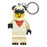 LEGO Minifigures Schlüsselanhänger mit Leuchtfunktion Mops 8 cm - Smalltinytoystore