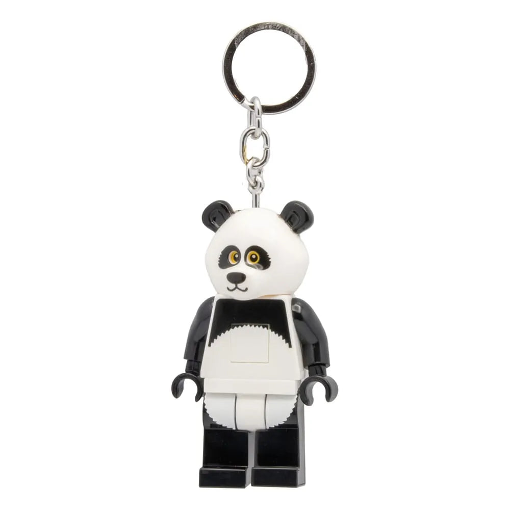 LEGO Minifigures Schlüsselanhänger mit Leuchtfunktion Panda Guy 8 cm - Smalltinytoystore