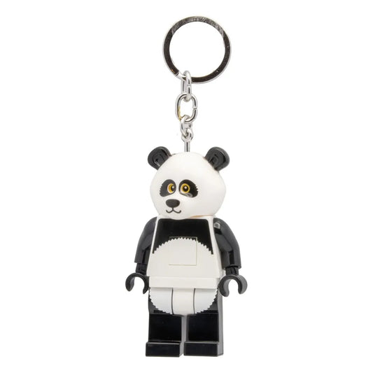 LEGO Minifigures Schlüsselanhänger mit Leuchtfunktion Panda Guy 8 cm - Smalltinytoystore