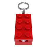 LEGO Minifigures Schlüsselanhänger mit Leuchtfunktion Stein-Rot 8 cm - Smalltinytoystore