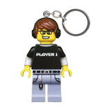 LEGO Minifigures Schlüsselanhänger mit Leuchtfunktion Video Game Guy 8 cm - Smalltinytoystore