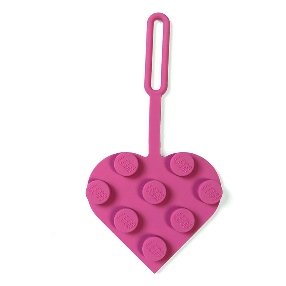 LEGO Minifigures Taschenanhänger Herz Rosa 10 cm - Smalltinytoystore