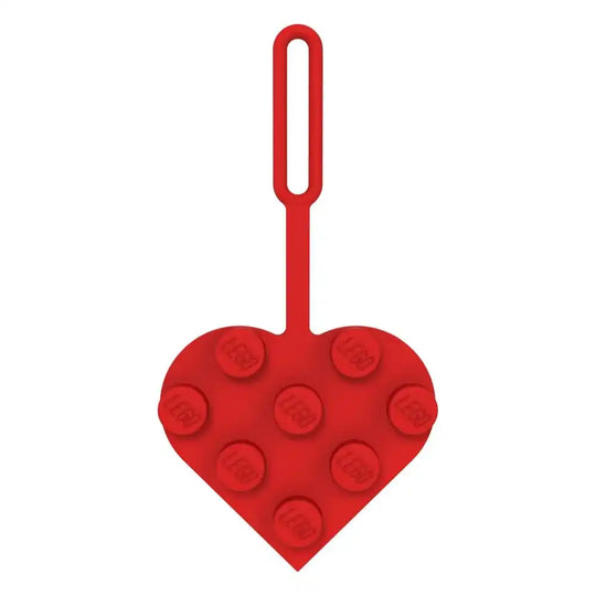 LEGO Minifigures Taschenanhänger Herz Rot 10 cm - Smalltinytoystore