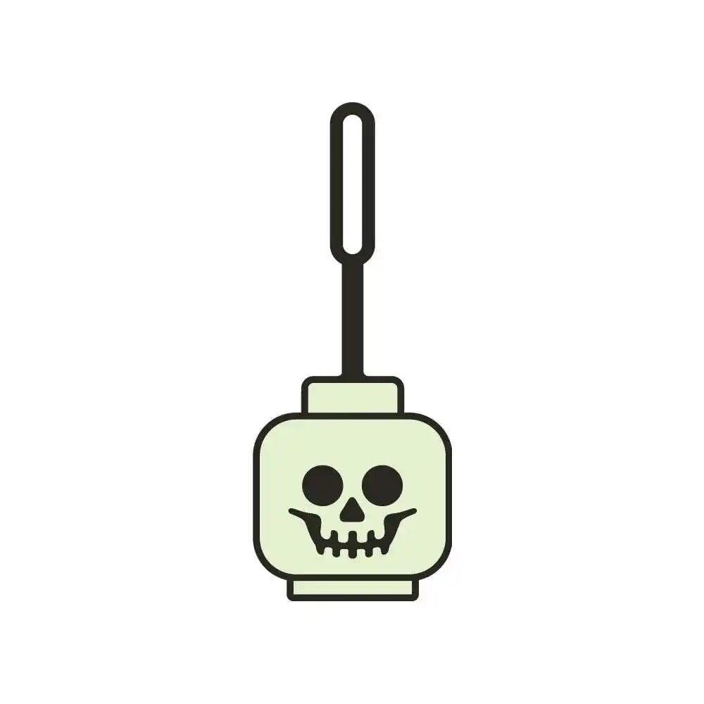 LEGO Minifigures Taschenanhänger Skelettkopf Glow in the Dark 10 cm - Smalltinytoystore
