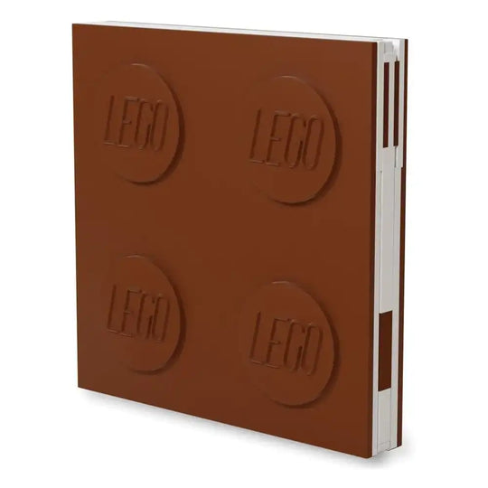 LEGO Notizbuch mit Stift Braun - Smalltinytoystore
