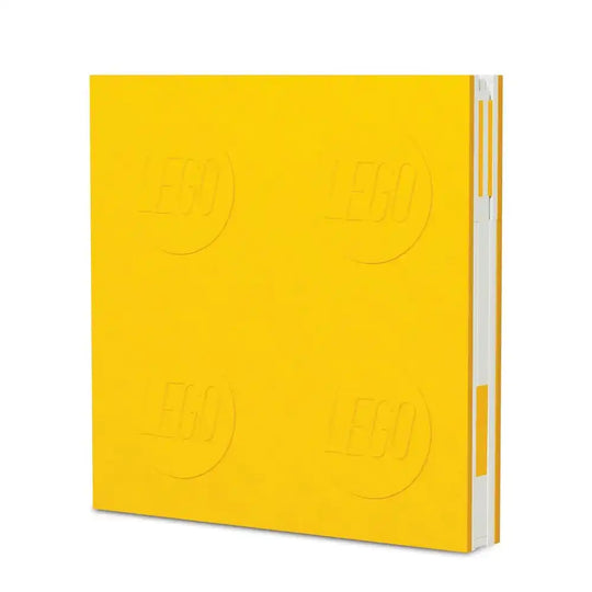 LEGO Notizbuch mit Stift Gelb - Smalltinytoystore