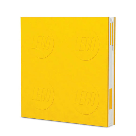 LEGO Notizbuch mit Stift Gelb - Smalltinytoystore