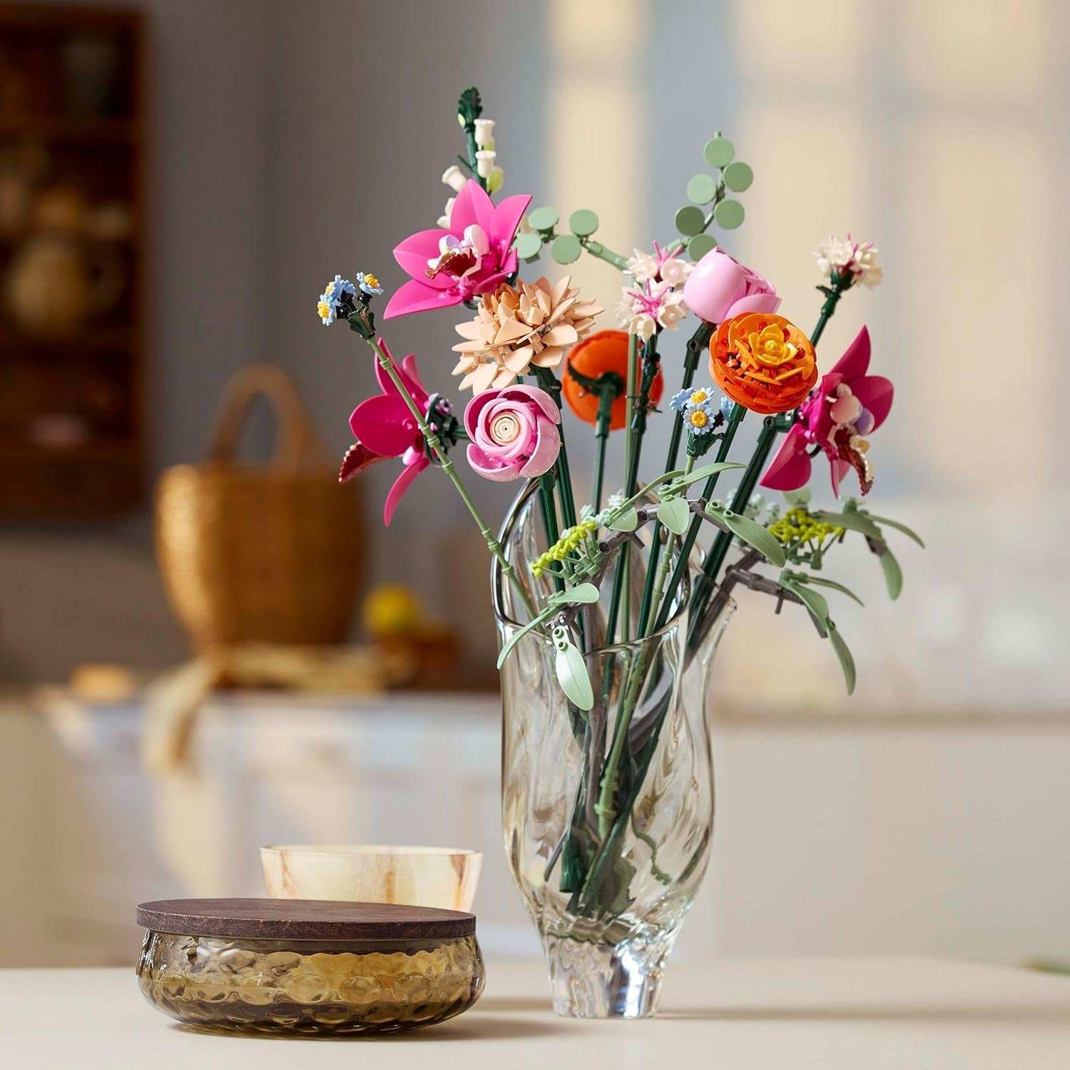 LEGO® 10342 Schöner Rosafarbener Blumenstrauß - Smalltinytoystore