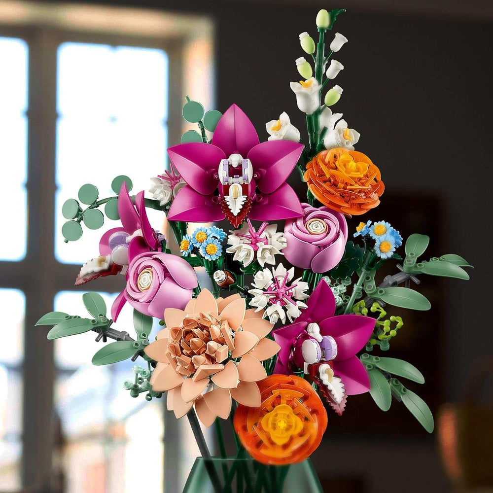 LEGO® 10342 Schöner Rosafarbener Blumenstrauß - Smalltinytoystore