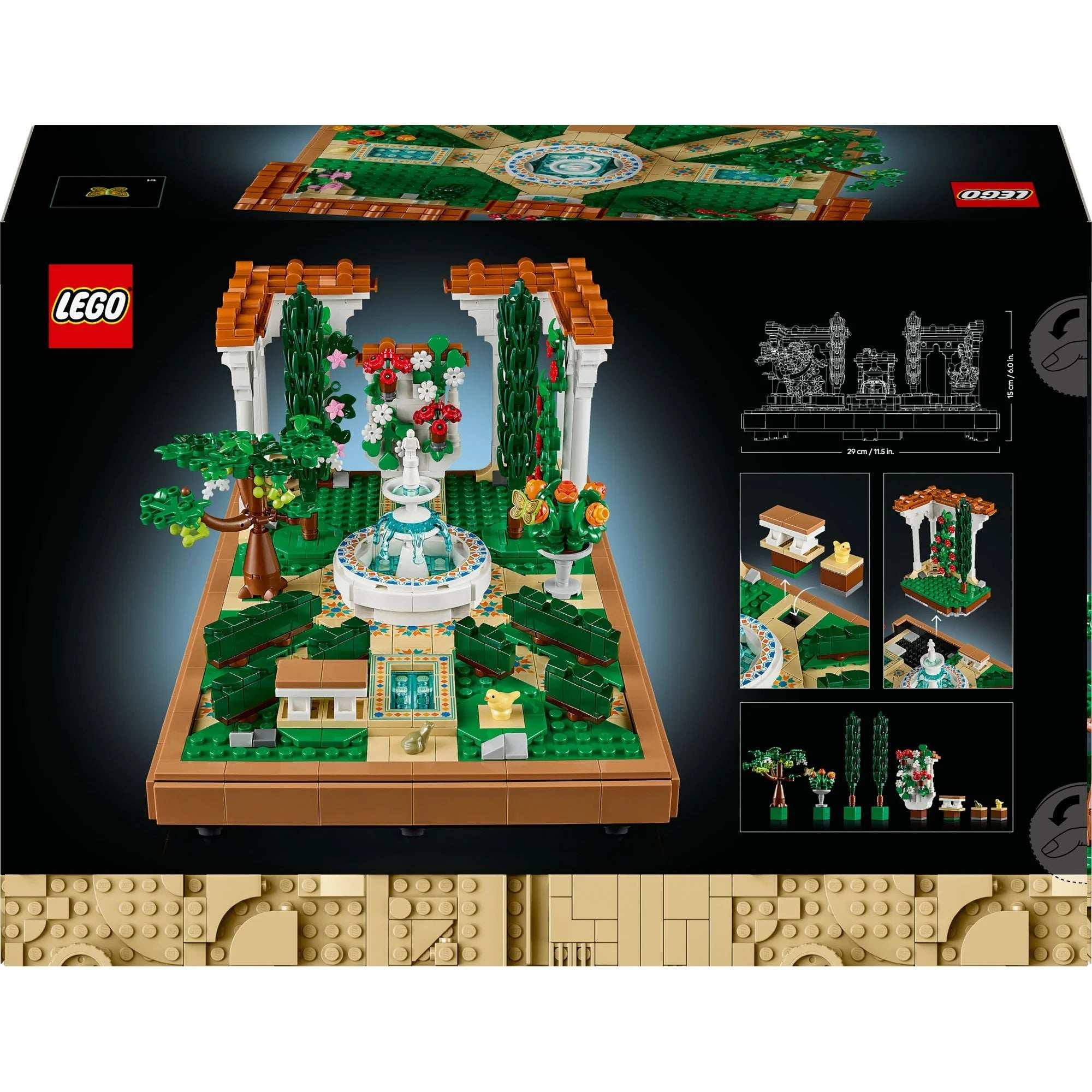 LEGO® 10359 Springbrunnengarten - Smalltinytoystore