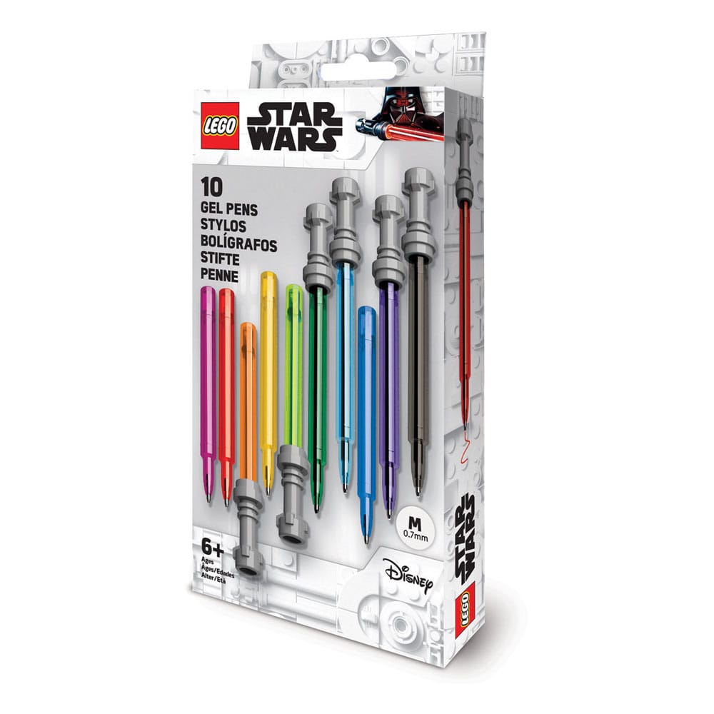 LEGO Star Wars Gelstifte 10-er Pack Lichtschwert - Smalltinytoystore