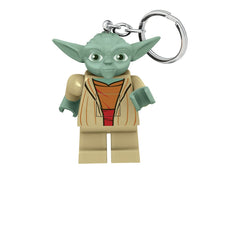 LEGO Star Wars Schlüsselanhänger mit Leuchtfunktion Yoda 8 cm - Smalltinytoystore