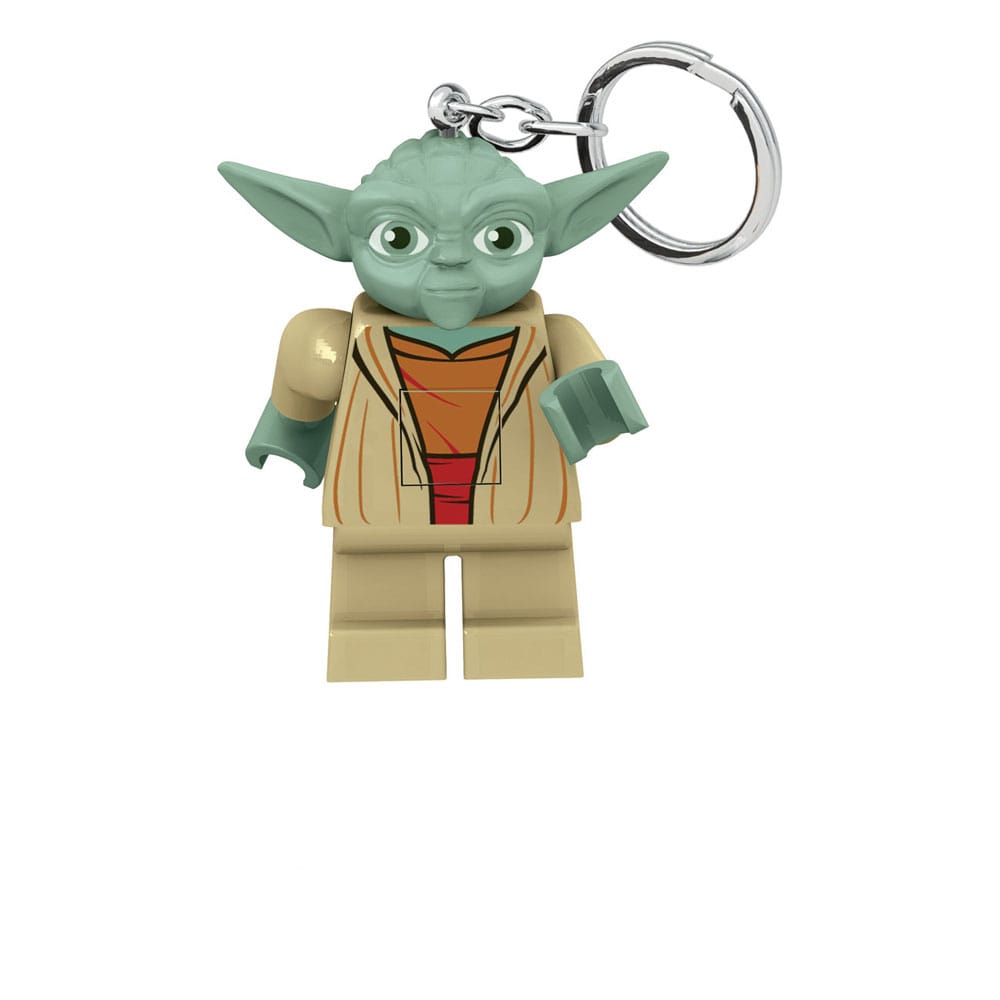 LEGO Star Wars Schlüsselanhänger mit Leuchtfunktion Yoda 8 cm - Smalltinytoystore