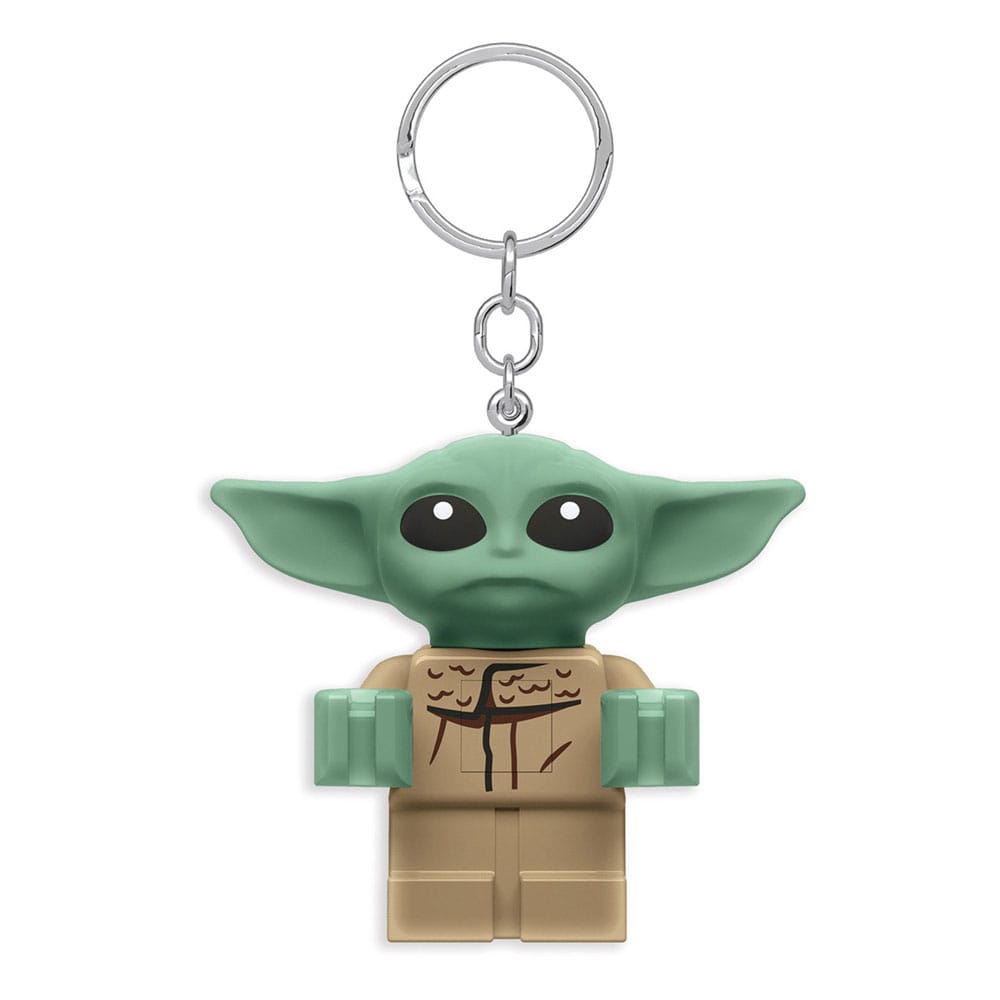LEGO Star Wars The Mandalorian Schlüsselanhänger mit Leuchtfunktion Grogu 8 cm - Smalltinytoystore