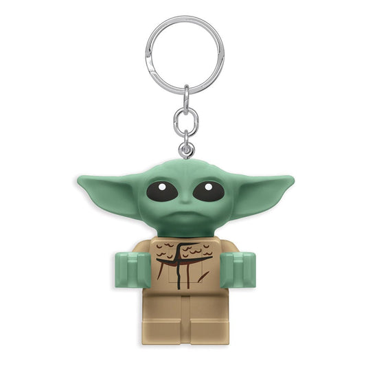 LEGO Star Wars The Mandalorian Schlüsselanhänger mit Leuchtfunktion Grogu 8 cm - Smalltinytoystore