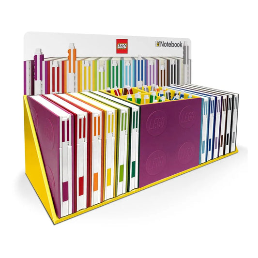 LEGO Verkaufsdisplay / Thekendisplay für Gelstifte & Notizbücher mit Stift - Smalltinytoystore