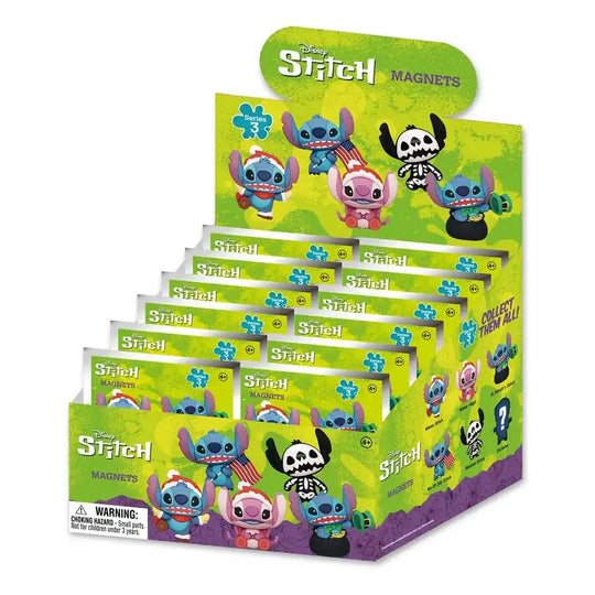 Lilo & Stitch 3D Magnete Series 3 Display (12) - Smalltinytoystore