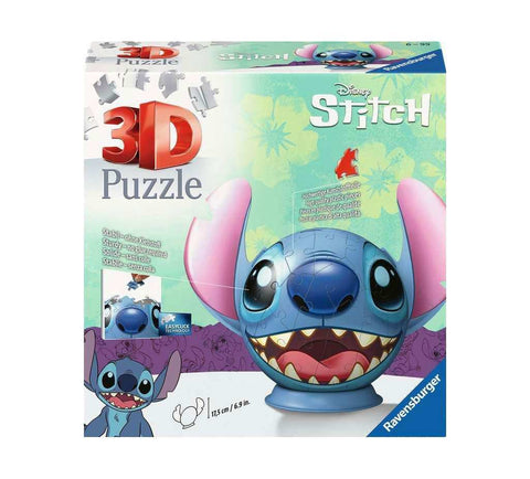 Lilo & Stitch 3D Puzzle Ball mit Ohren Stitch (77 Teile) - Smalltinytoystore