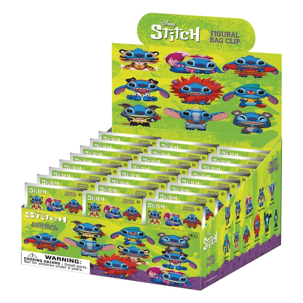 Lilo & Stitch 3D PVC-Taschenanhänger Serie 1 Stitch in costume Display (24) - Smalltinytoystore