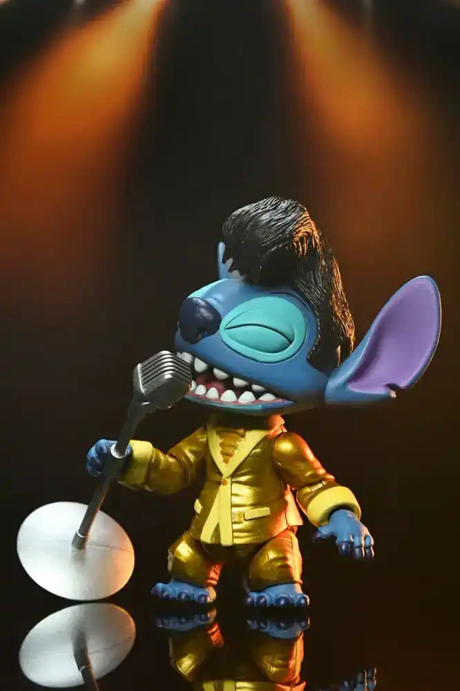Lilo & Stitch Actionfigur Ultimate Gold Suit Elvis Stitch 18 cm - Smalltinytoystore