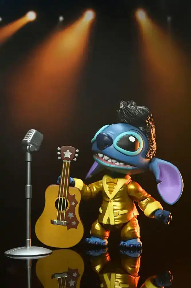 Lilo & Stitch Actionfigur Ultimate Gold Suit Elvis Stitch 18 cm - Smalltinytoystore