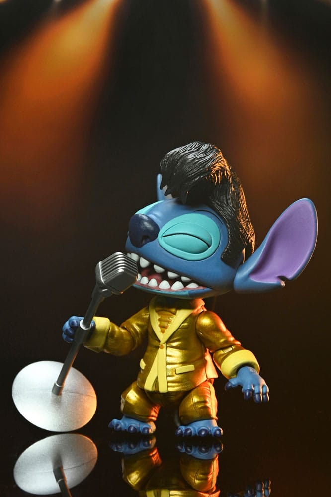 Lilo & Stitch Actionfigur Ultimate Gold Suit Elvis Stitch 18 cm - Smalltinytoystore