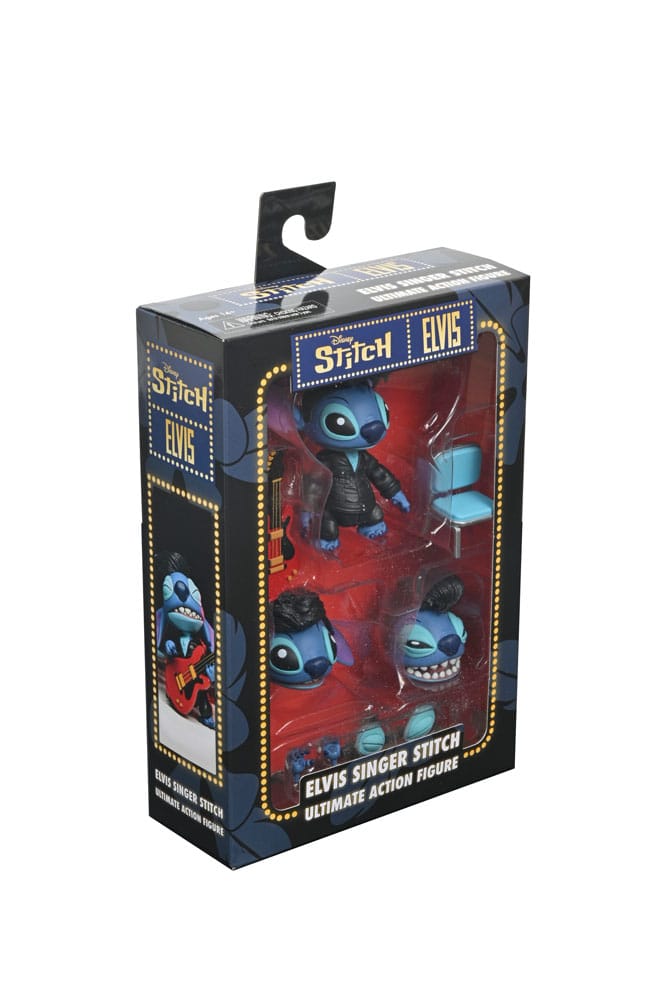 Lilo & Stitch Actionfigur Ultimate Singer Elvis Stitch 7 cm - Smalltinytoystore