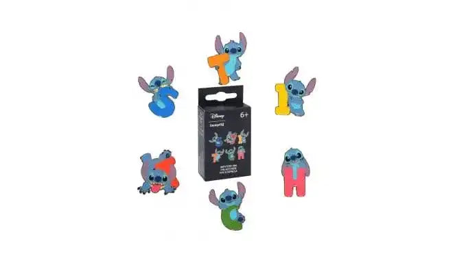 Lilo & Stitch by Loungefly Ansteck-Pins Blind Box Letters and Poses Display (18)