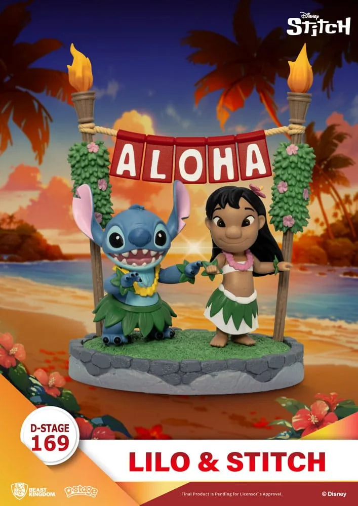 Lilo & Stitch D-Stage PVC Diorama Lilo & Stitch 16 cm - Smalltinytoystore