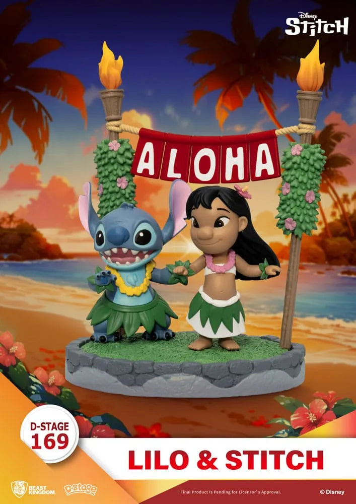 Lilo & Stitch D-Stage PVC Diorama Lilo & Stitch 16 cm - Smalltinytoystore