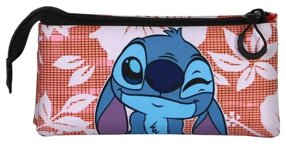 Lilo & Stitch FAN Triple Federmäppchen 2.0 Maui Pink