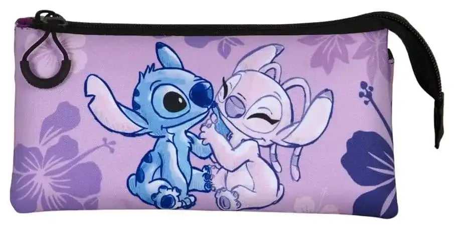 Lilo & Stitch FAN Triple Federmäppchen 2.0 Stitch & Angel Lilac