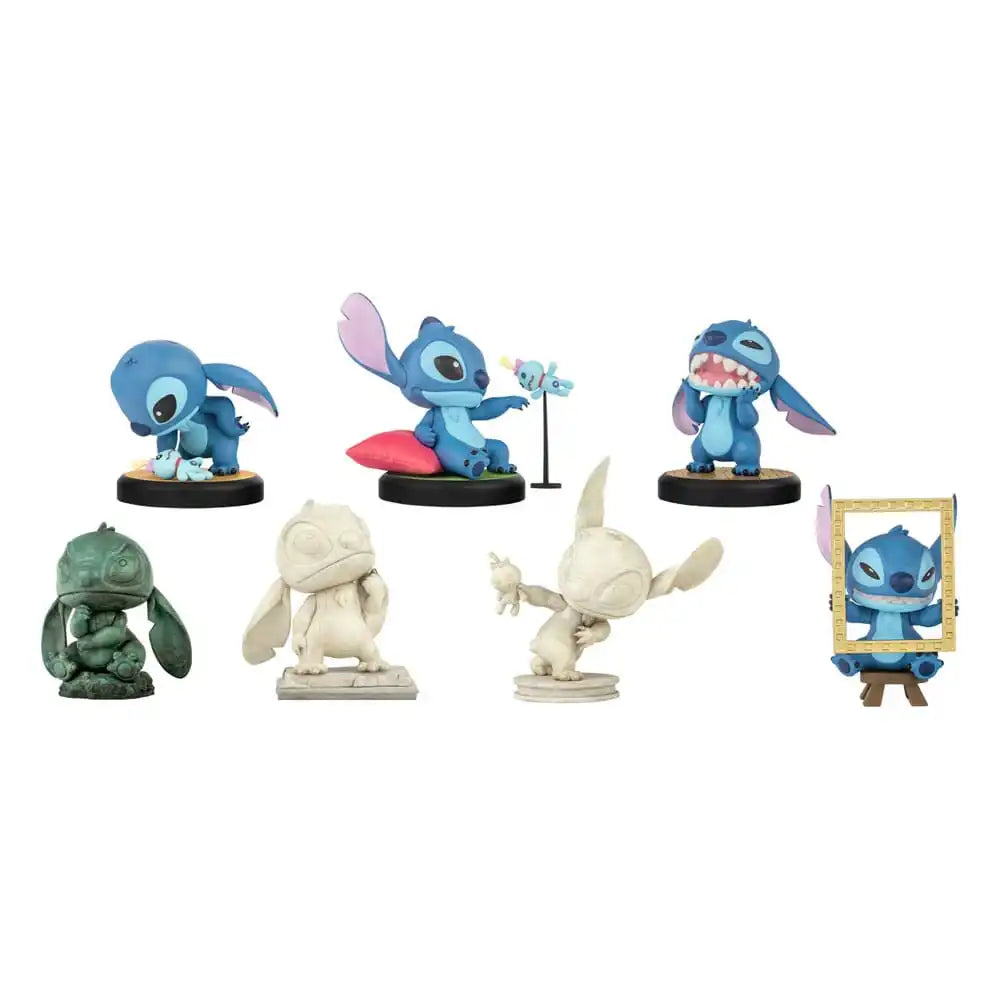 Lilo & Stitch Hero Box Art Gallery Series Minifiguren 8 cm Display (6) - Smalltinytoystore
