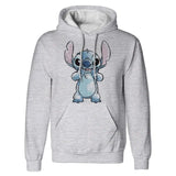 Lilo & Stitch Kapuzenpullover Hands On Face Sketched Größe XL - Smalltinytoystore