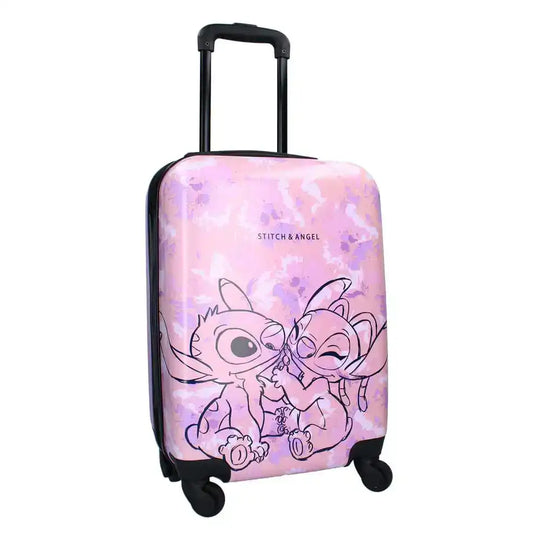 Lilo & Stitch Koffer Trolley Ohana Forever pink 46 cm - Smalltinytoystore