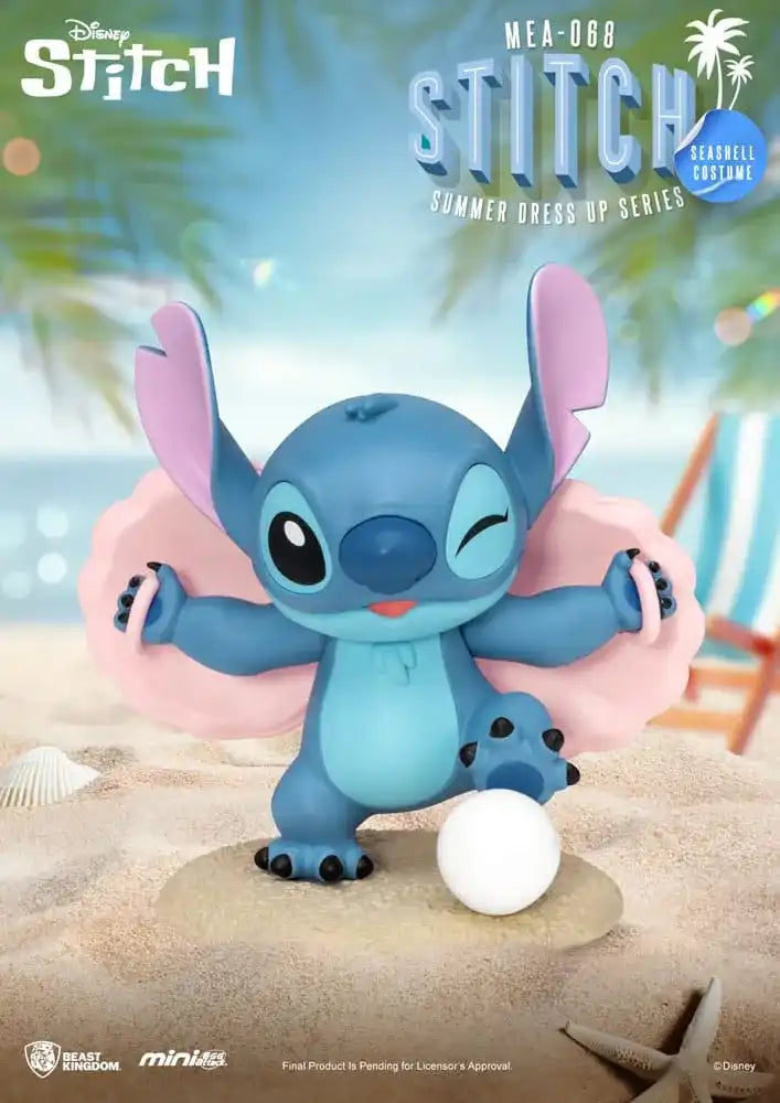 Lilo & Stitch Mini Egg Attack Figuren Stitch summer dress up Series 8 cm Sortiment (6) - Smalltinytoystore